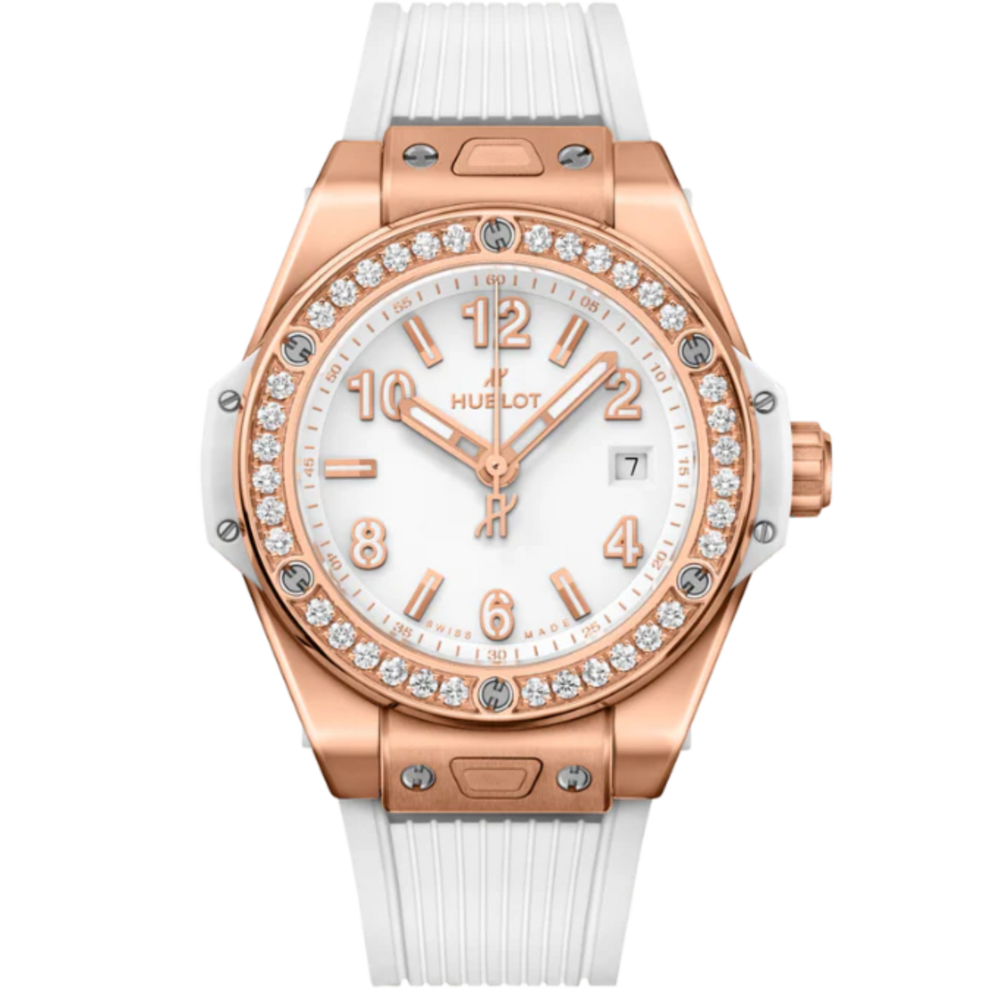 Big Bang 33mm ONE CLICK KING GOLD WHITE DIAMONDS