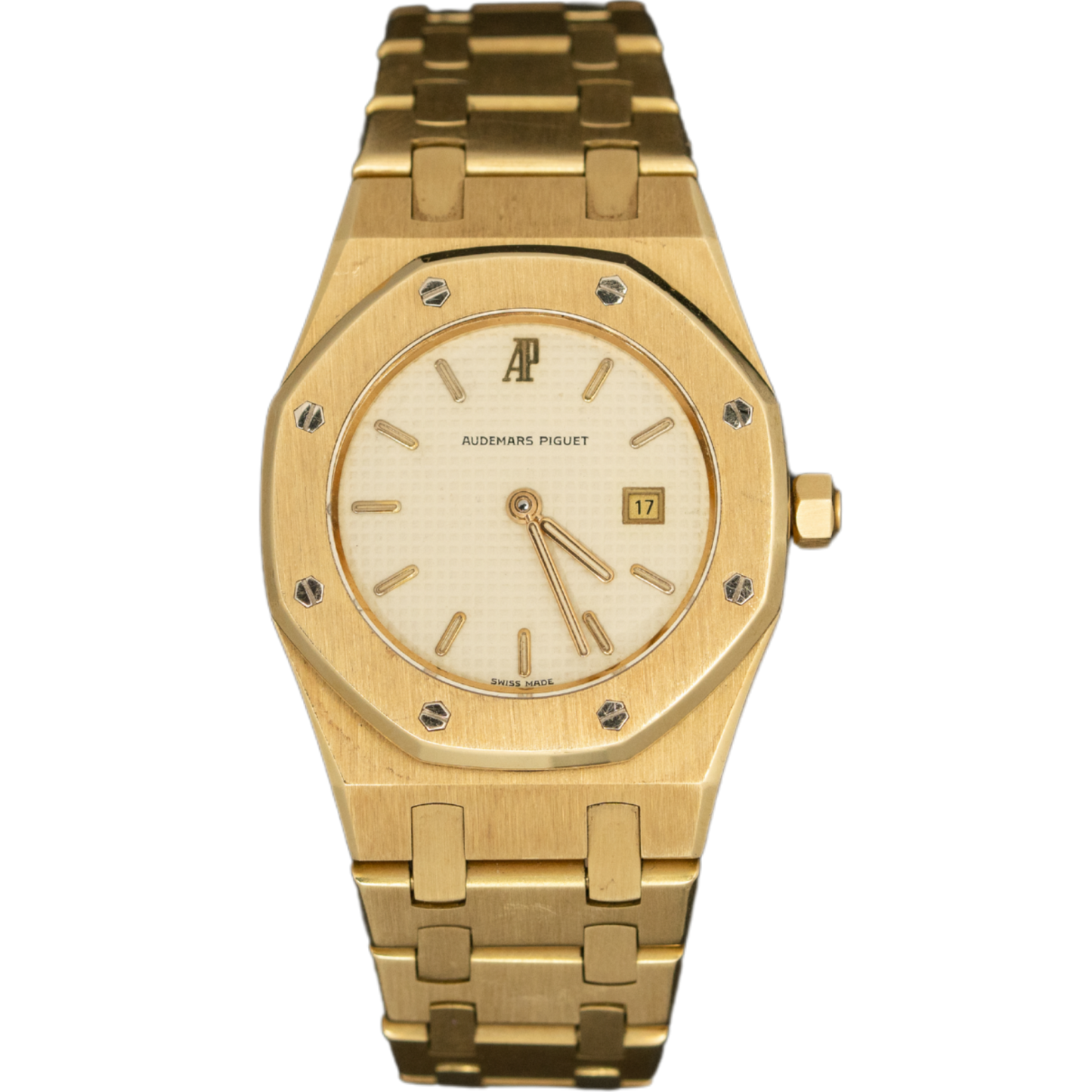 Audemars Piguet Royal Oak Ref. 56048BA 30MM Yellow Gold Cream Dial