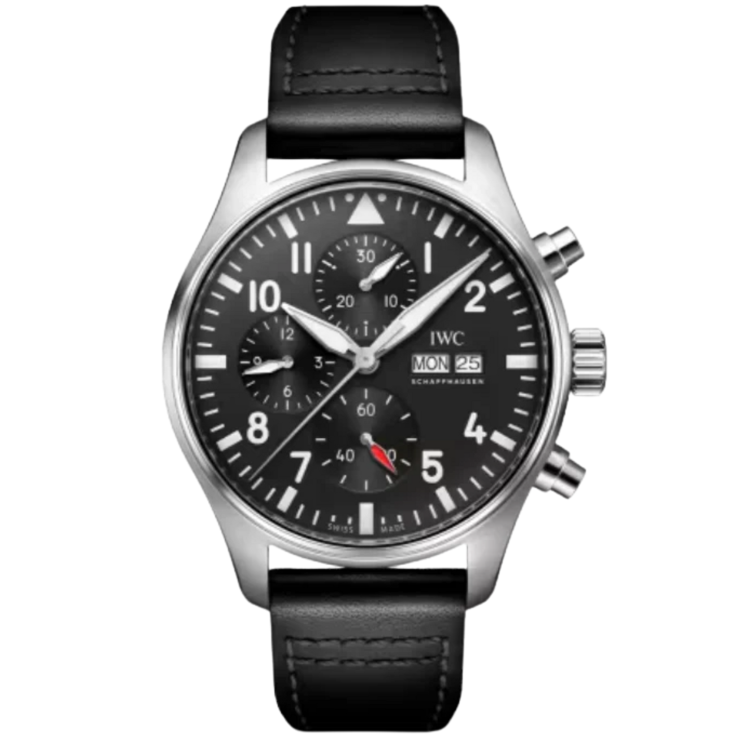PILOT’S WATCH CHRONOGRAPH 43 MM STAINLESS STEEL WITH BLACK DIAL