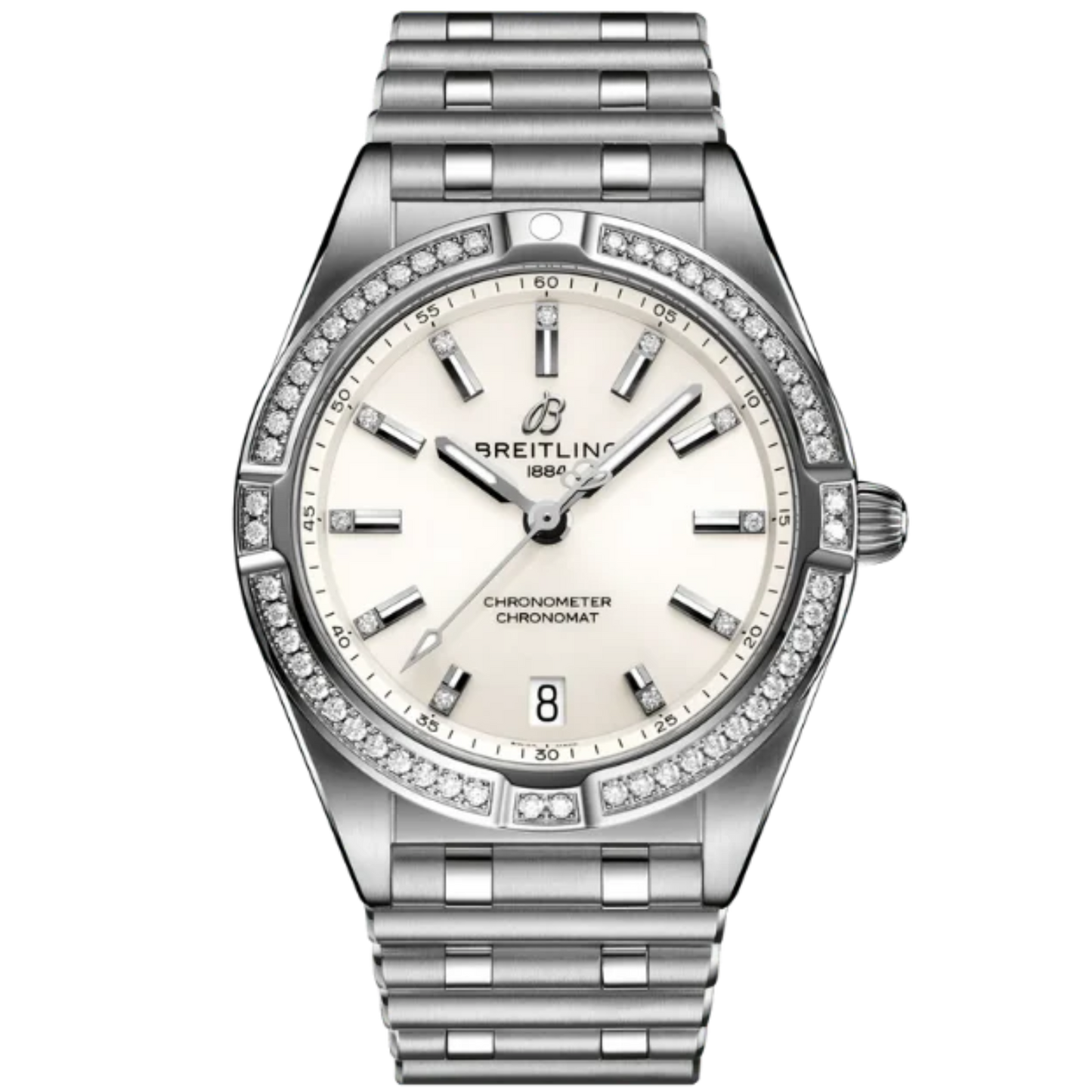 CHRONOMAT 32 MM STAINLESS STEEL WITH WHITE DIAL