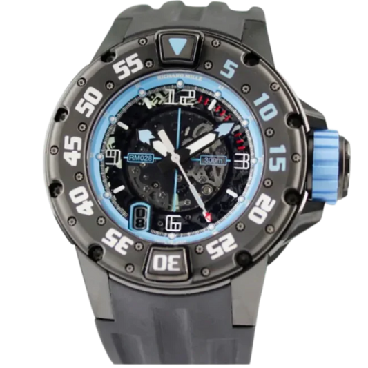 RM 028 Argentina Edition Rubber Strap Titanium Case