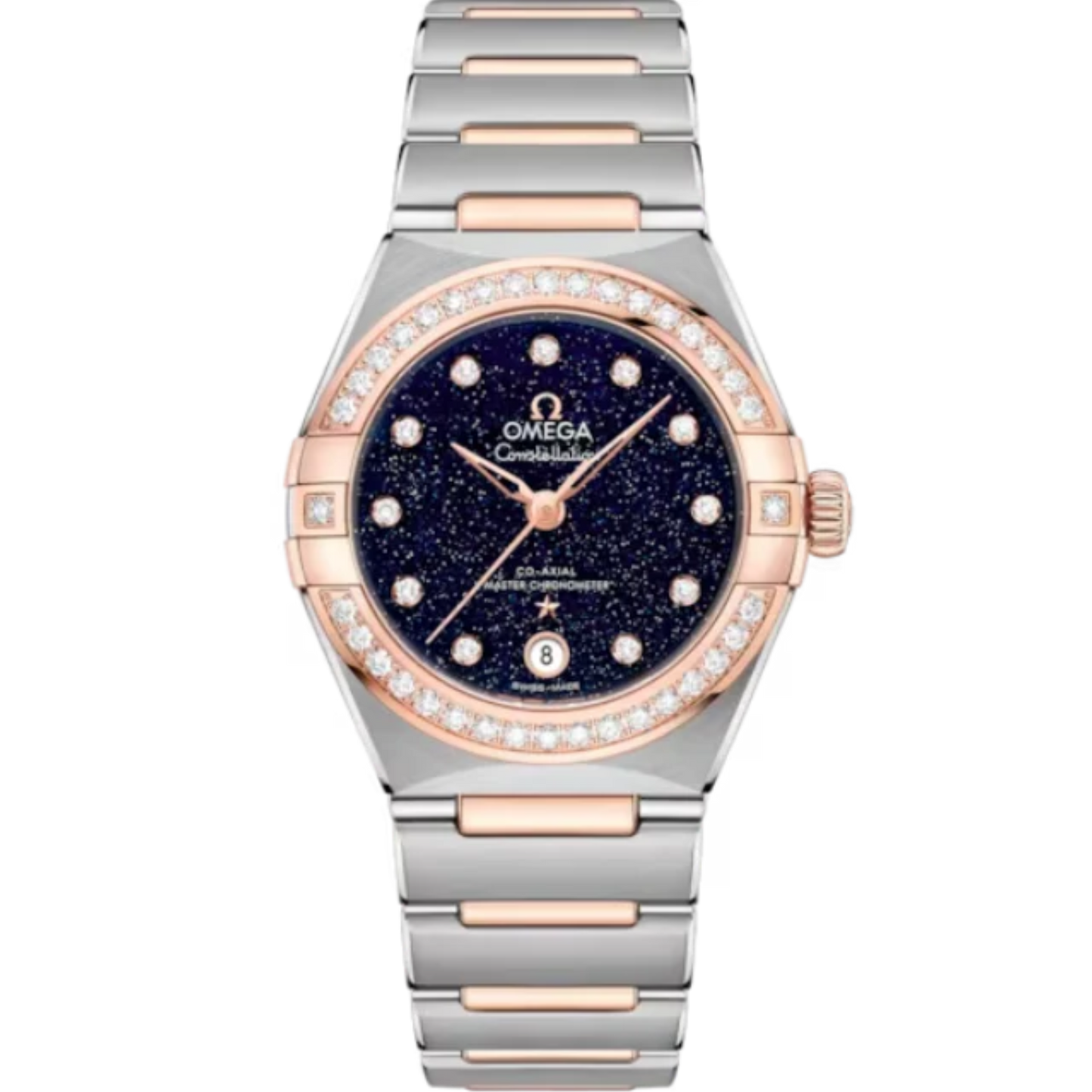 CONSTELLATION 29 MM STAINLESS STEEL - SEDNA™ GOLD WITH BLUE DIAL