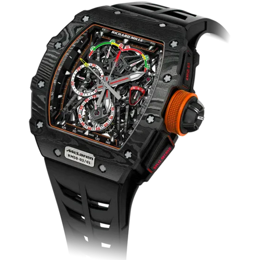 RM 50-03 Tourbillon Split-Seconds Chronograph McLaren F1 Rubber Strap TPT Carbon Case