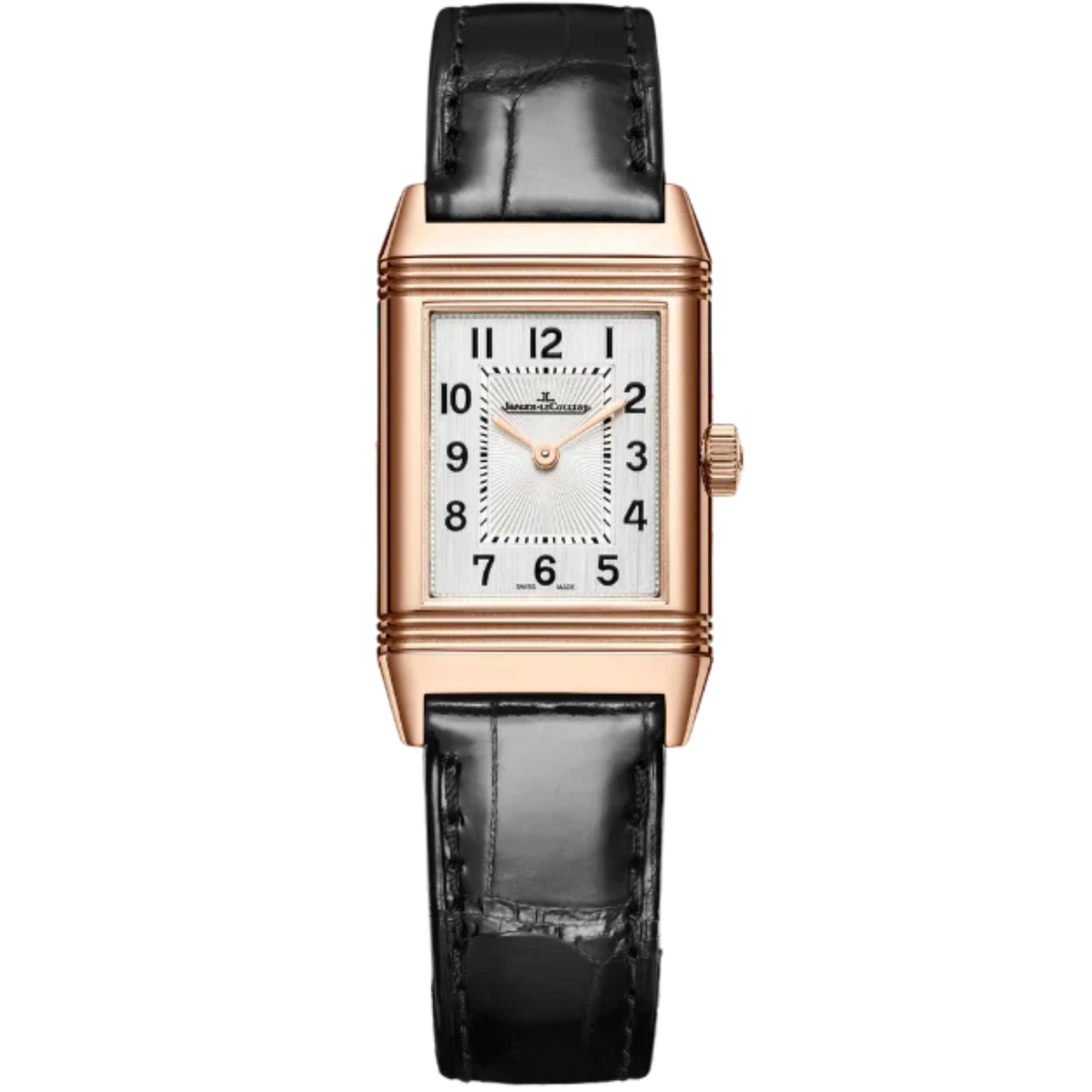 REVERSO CLASSIC MONOFACE 36 MM 18K ROSE GOLD WITH SILVER GREY DIAL