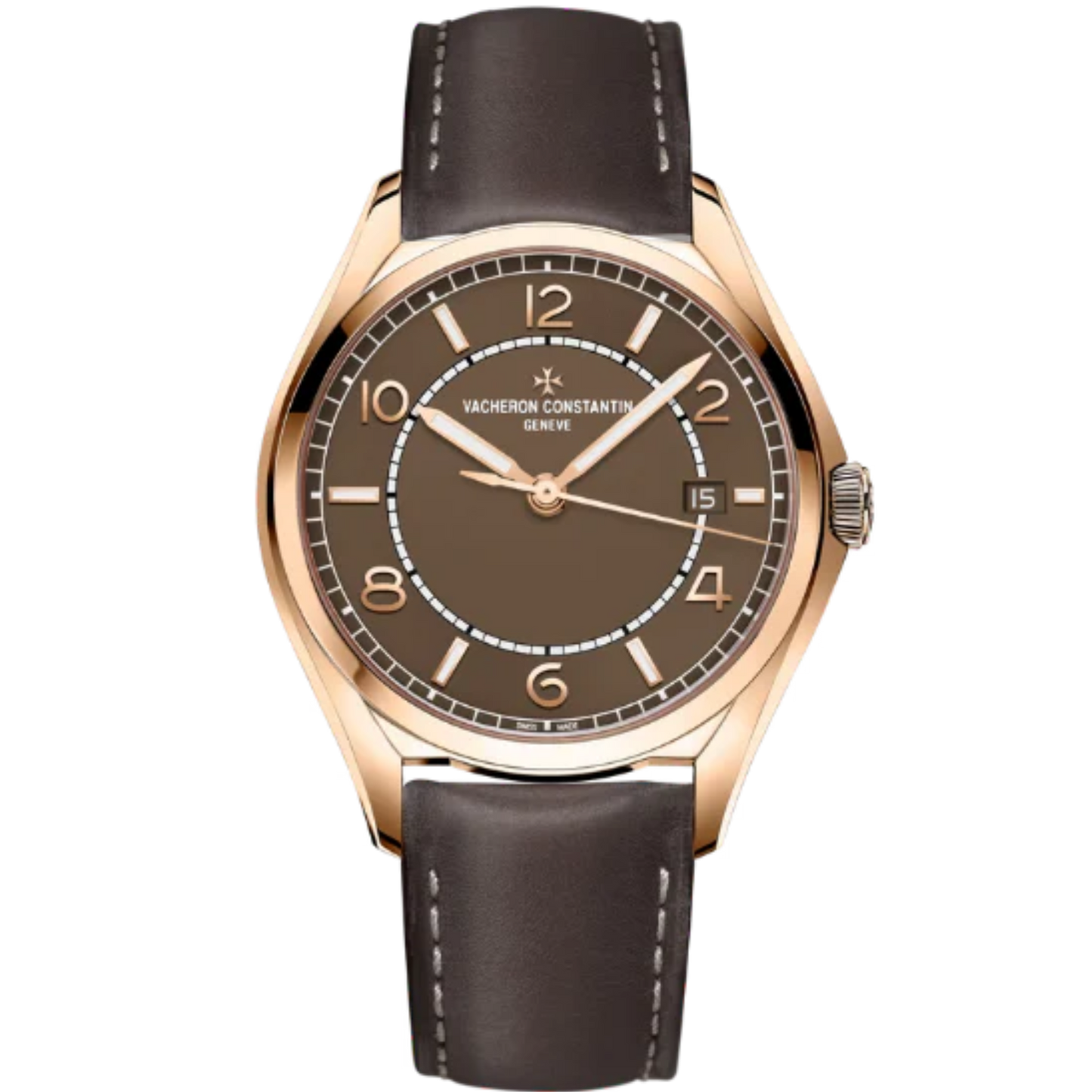 FIFTYSIX SELFWINDING 40 MM PINK GOLD WITH BROWN BRASS DIAL