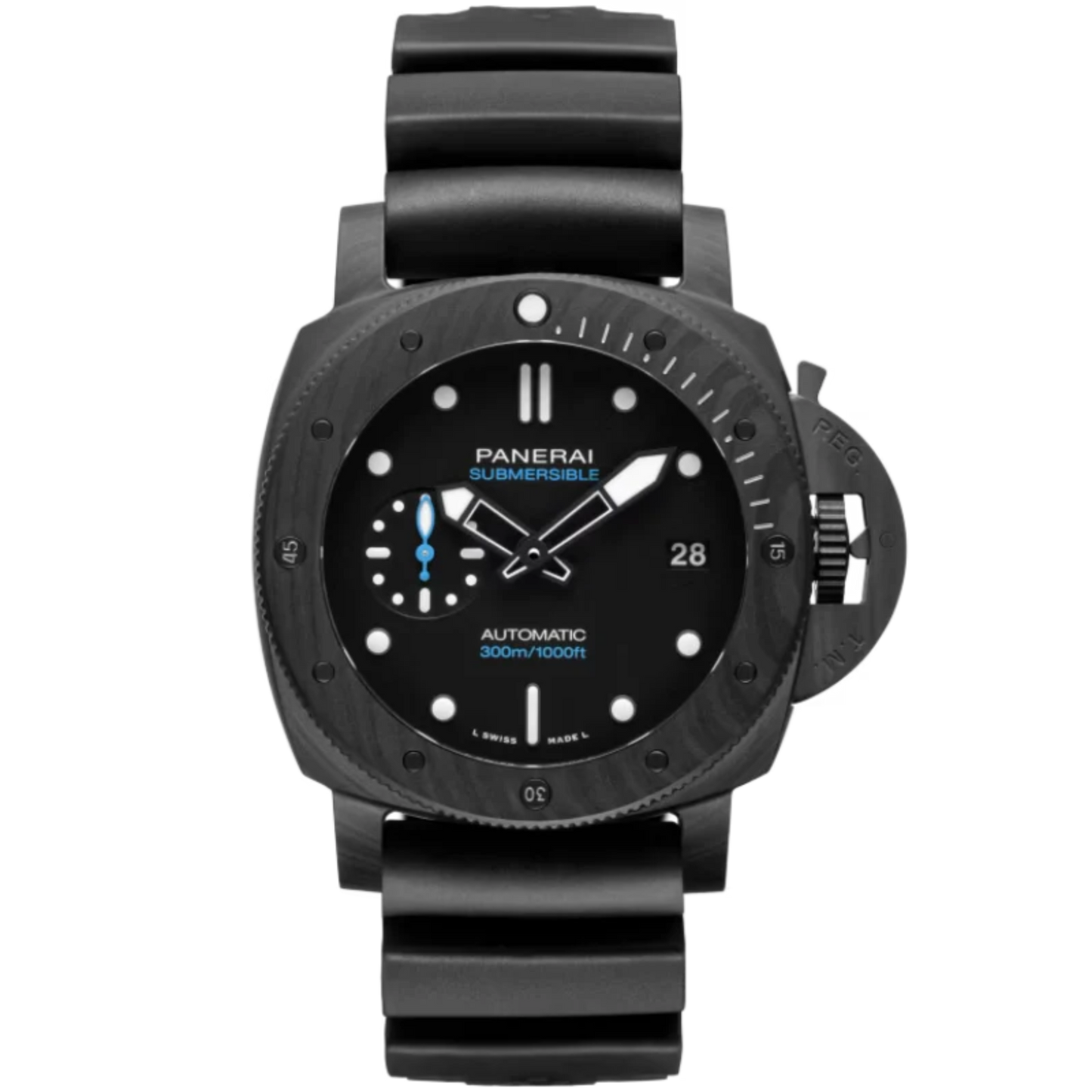 SUBMERSIBLE PAM02231 42 MM CARBOTECH™ WITH BLUE DIAL