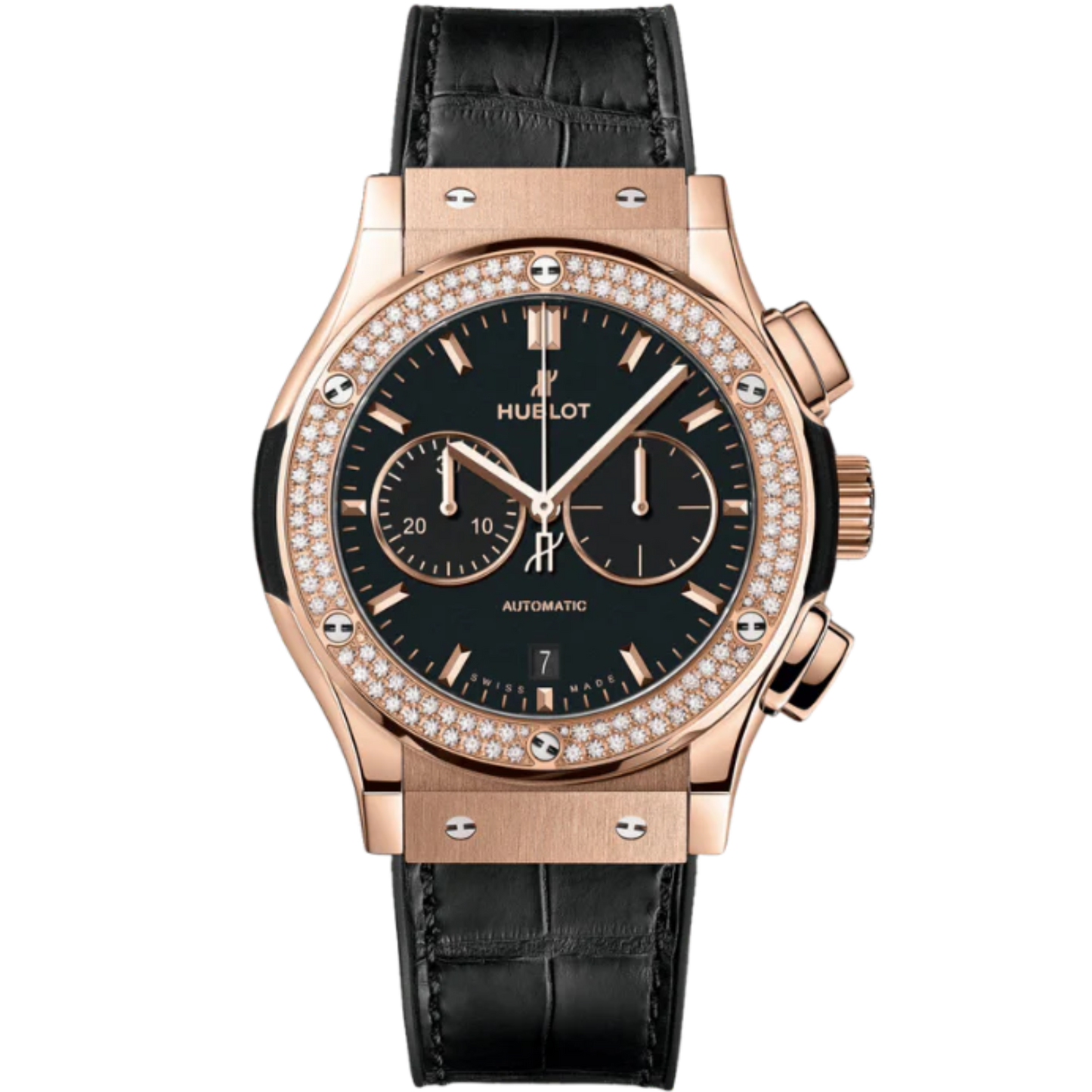 CLASSIC FUSION 42 MM CHRONOGRAPH KING GOLD DIAMONDS