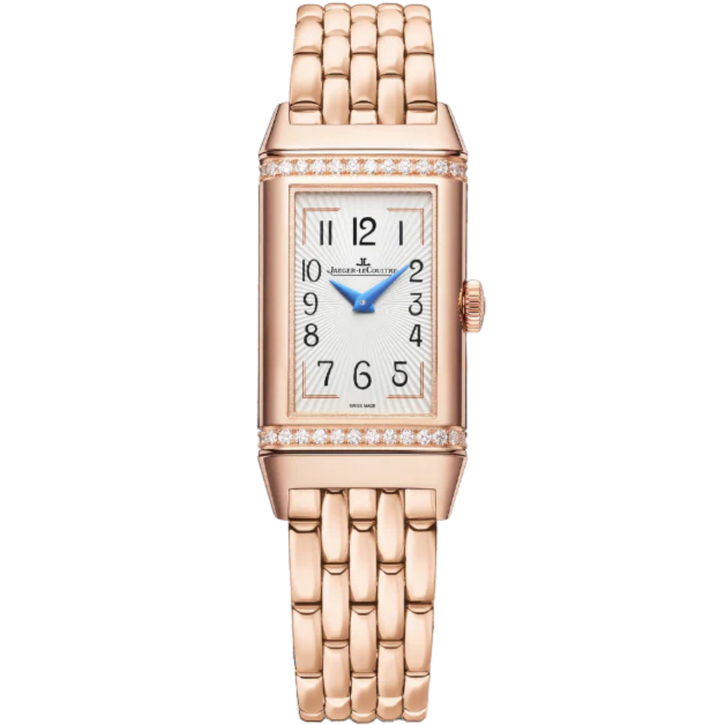 REVERSO ONE DUETTO 40 MM 18K ROSE GOLD WITH SILVER GREY AND BURGUNDY DIAL