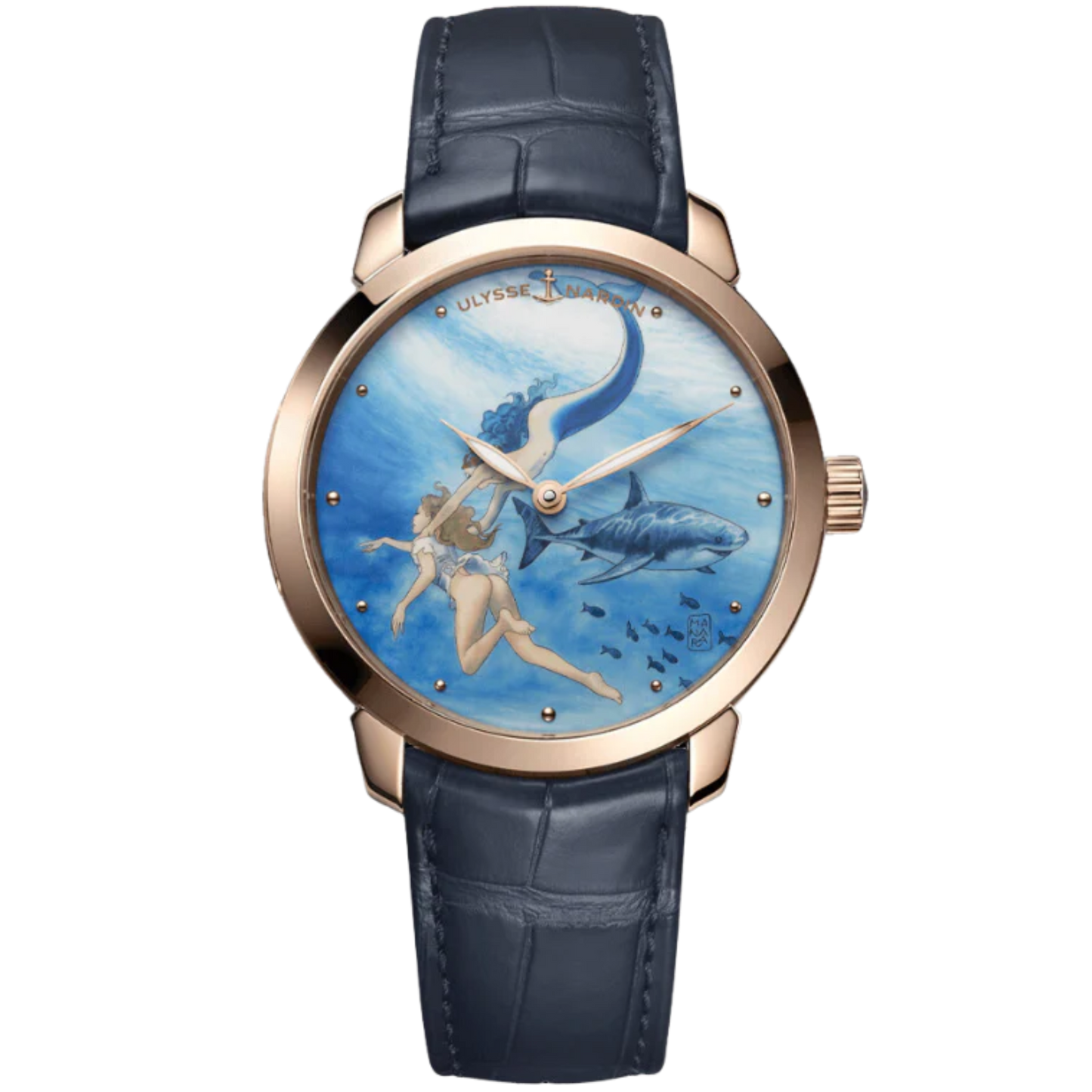 CLASSICO MANARA MANUFACTURE 40 MM ROSE GOLD WITH BLUE DIAL