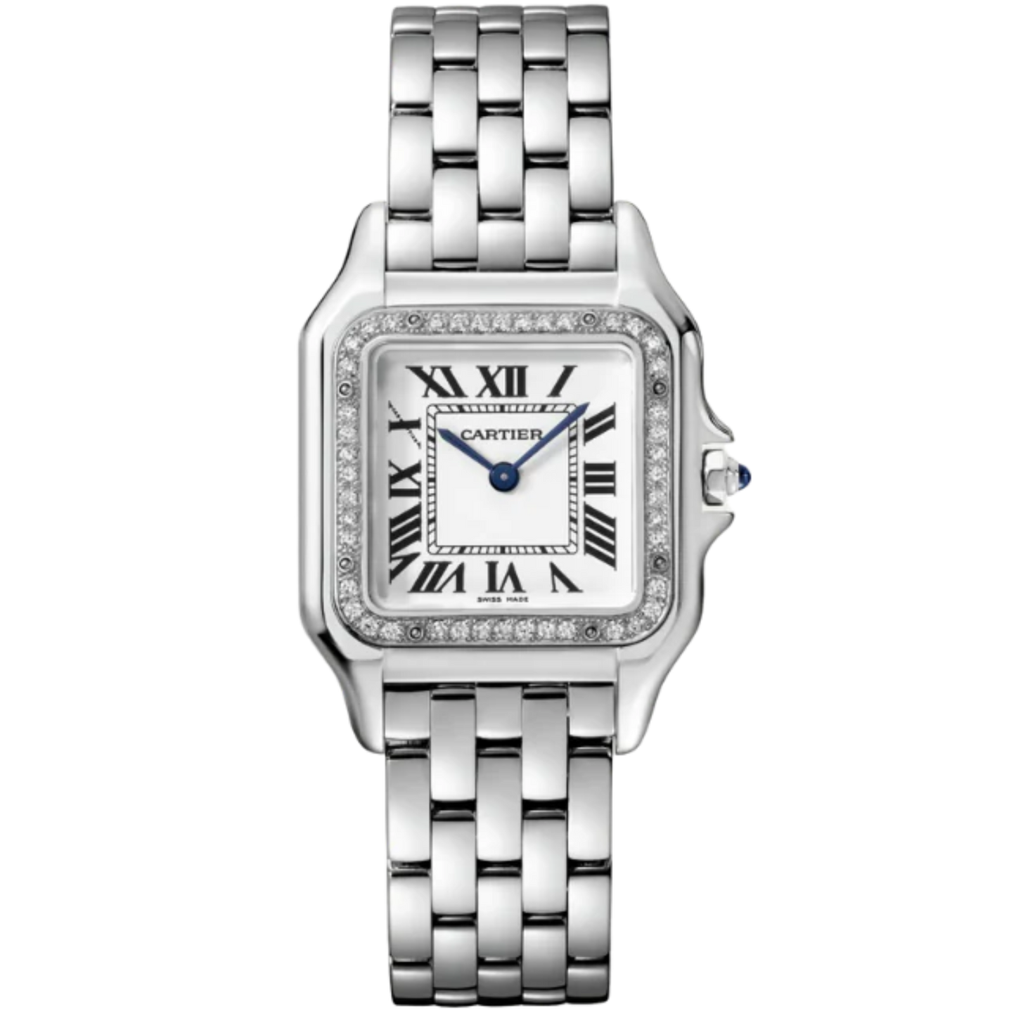 PANTHERE DE CARTIER 37 MM STAINLESS STEEL WITH SILVER DIAL