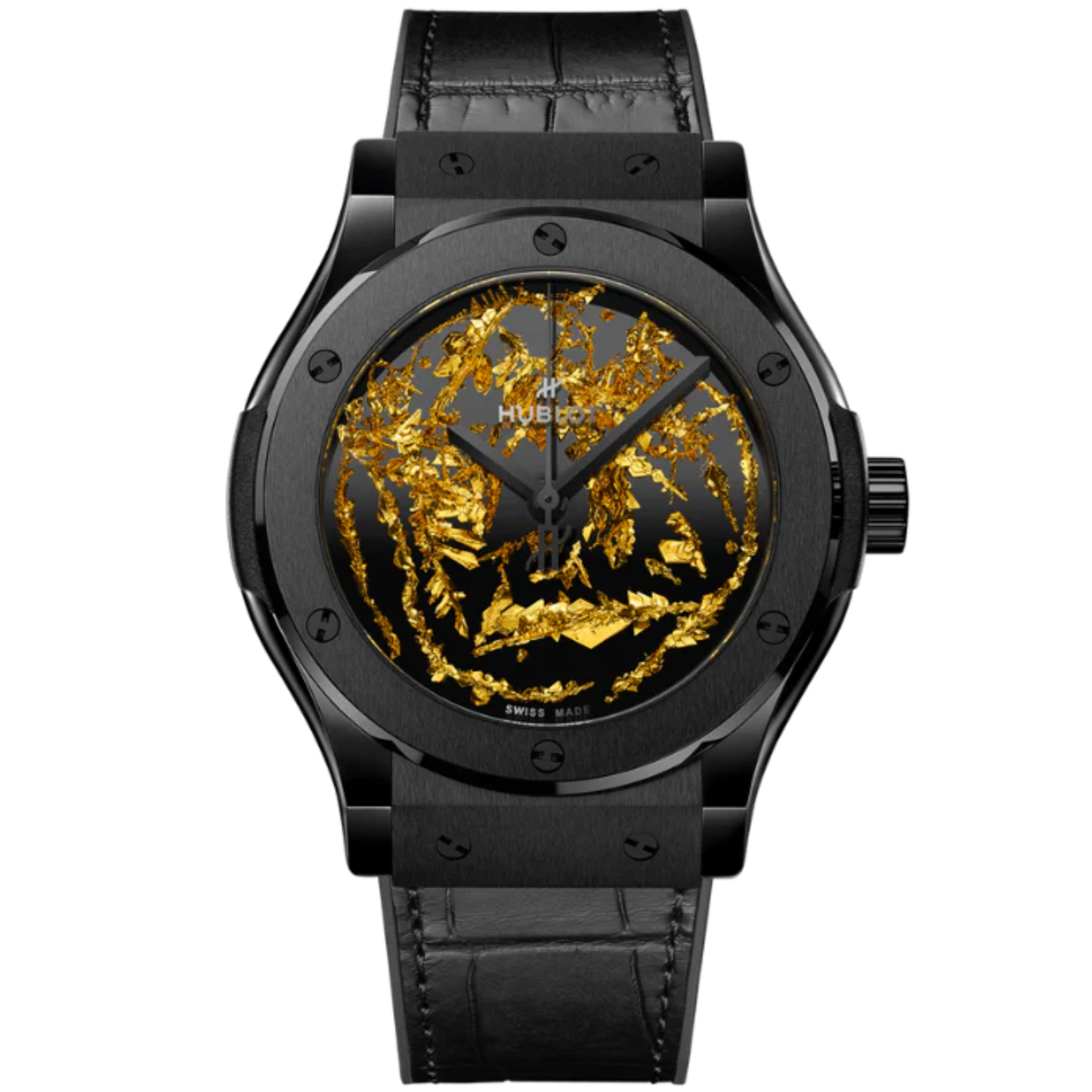 CLASSIC FUSION 3-HANDS 42MM GOLD CRYSTAL CERAMIC