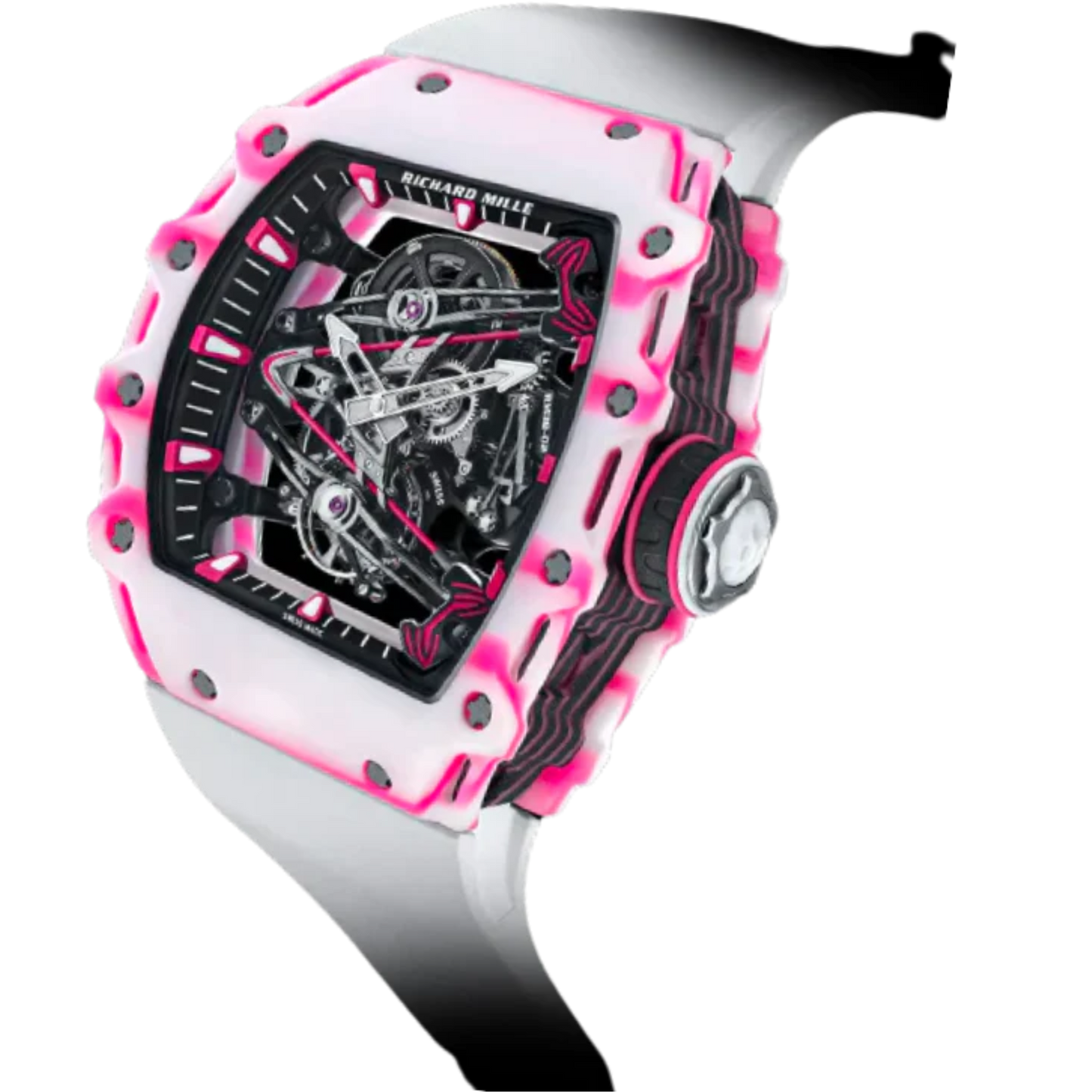RM 38-02 Tourbillon Bubba Watson Manual Winding Limited 50 Pieces Rubber Carbon Case