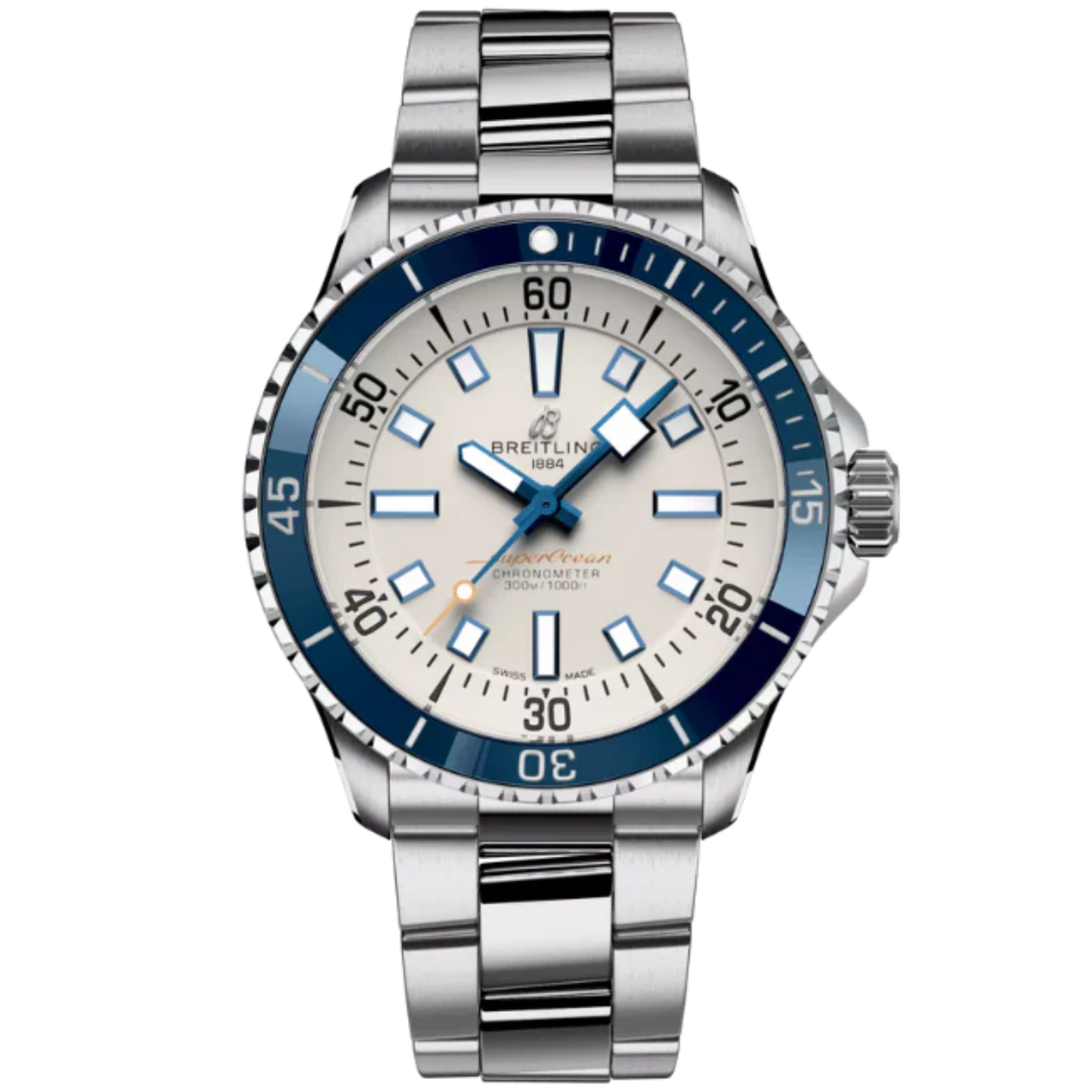 SUPEROCEAN AUTOMATIC 42 MM STAINLESS STEEL WITH CREAM DIAL