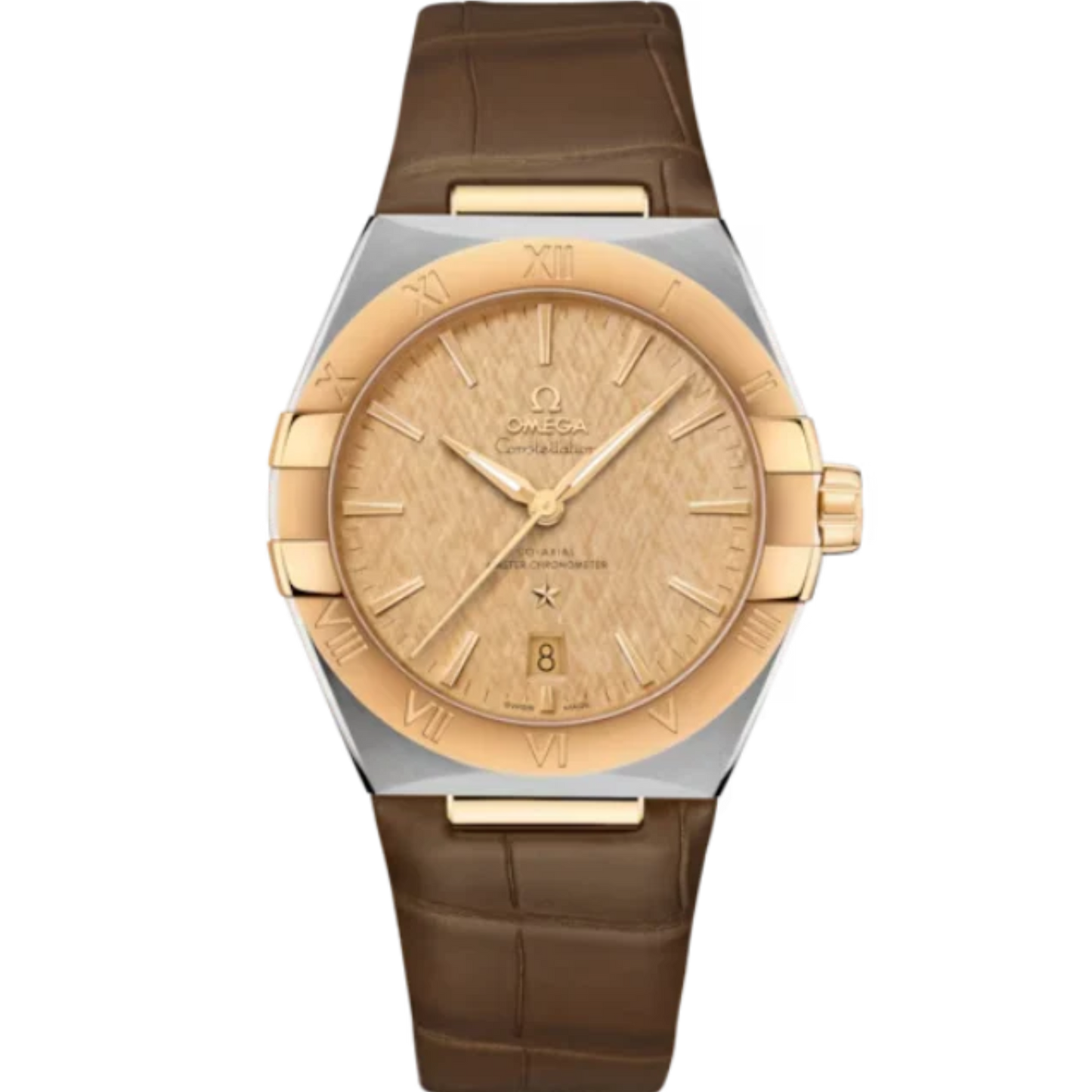 CONSTELLATION 39 MM STAINLESS STEEL - YELLOW GOLD WITH YELLOW DIAL