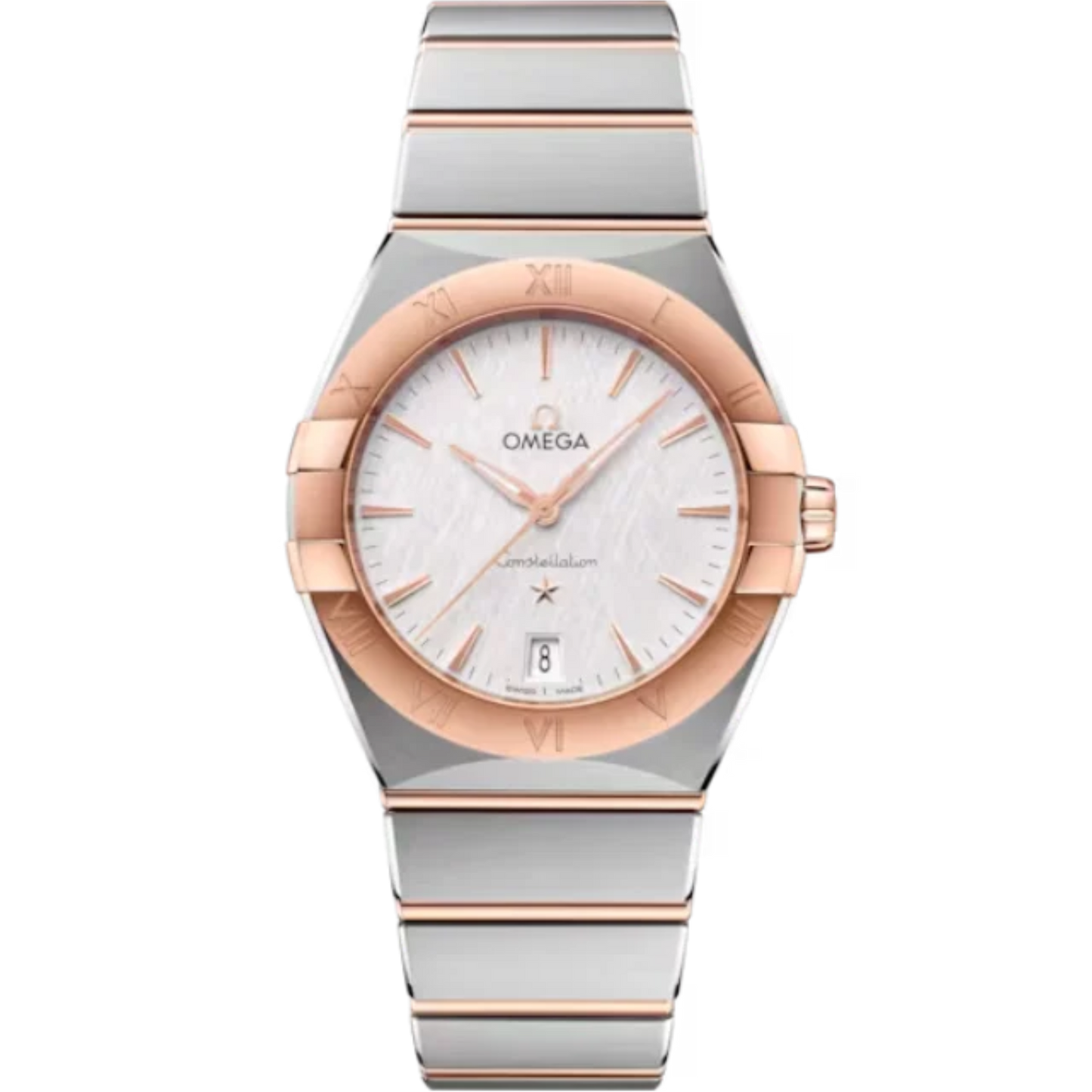 CONSTELLATION 36 MM STAINLESS STEEL - SEDNA™ GOLD WITH SILVER DIAL