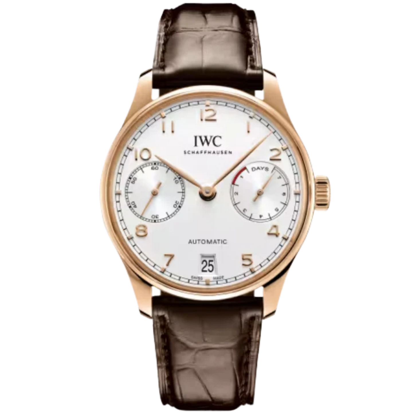 PORTUGIESER AUTOMATIC 42 MM GOLD WITH WHITE DIAL