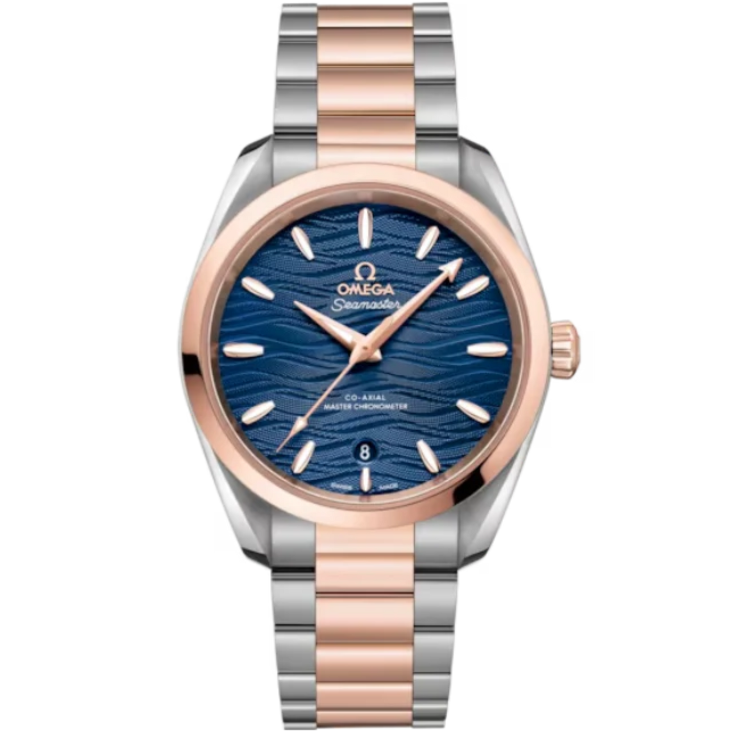 SEAMASTER AQUA TERRA 150M 38 MM STAINLESS STEEL - SEDNA™ GOLD WITH BLUE DIAL