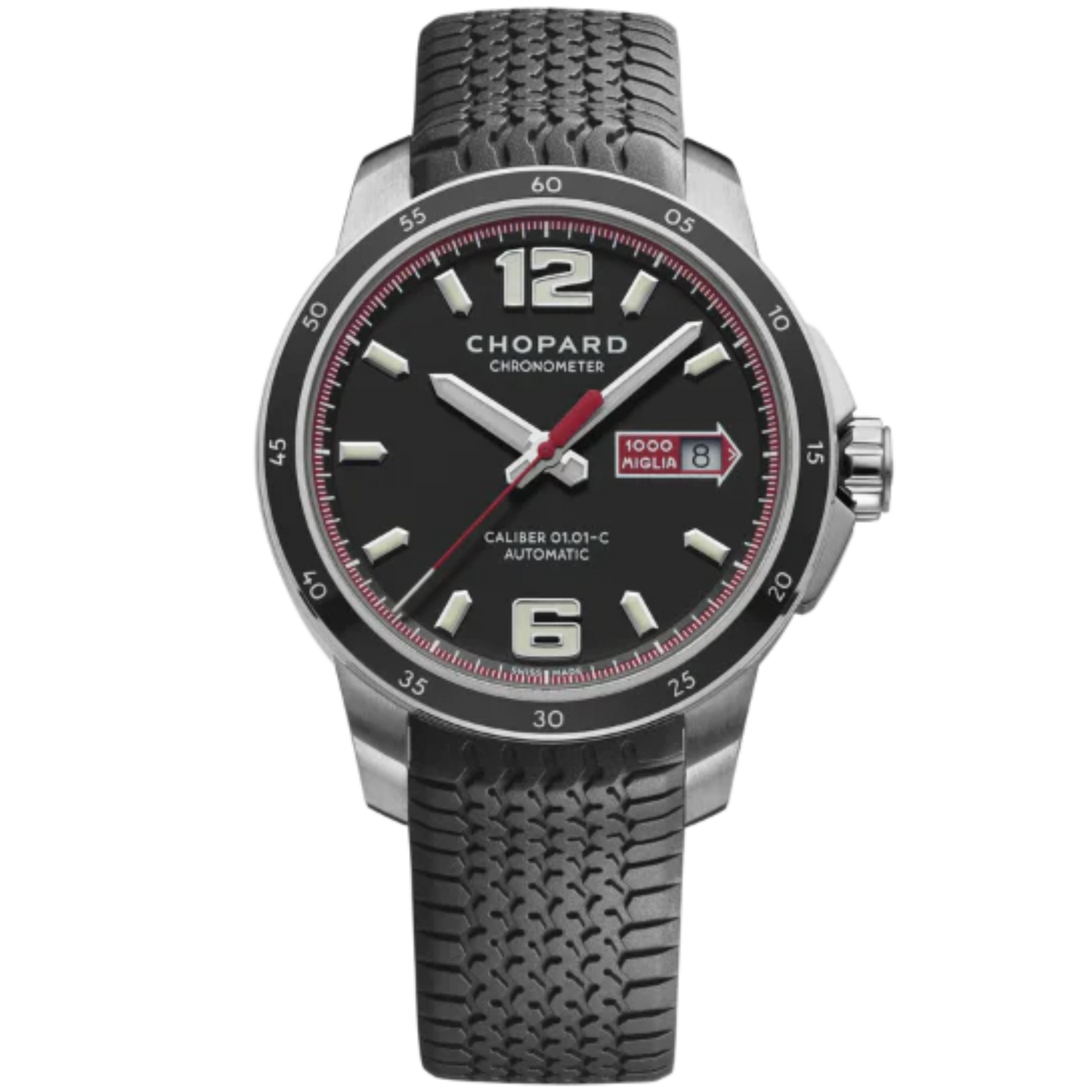 MILLE MIGLIA GTS AUTOMATIC 43 MM LUCENT STEEL™ WITH BLACK DIAL