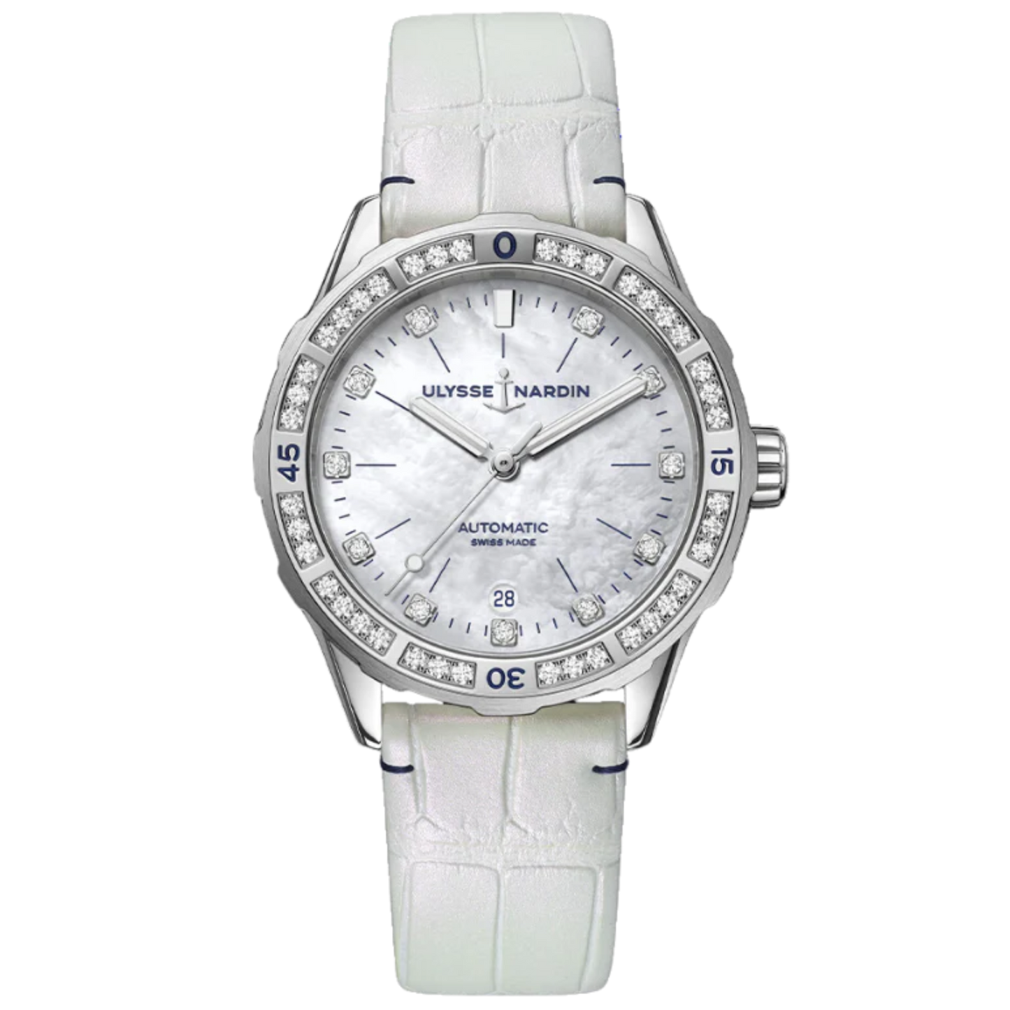 DIVER 39 MM STAINLESS STEEL WITH MOTHER OF PEARL DIAL