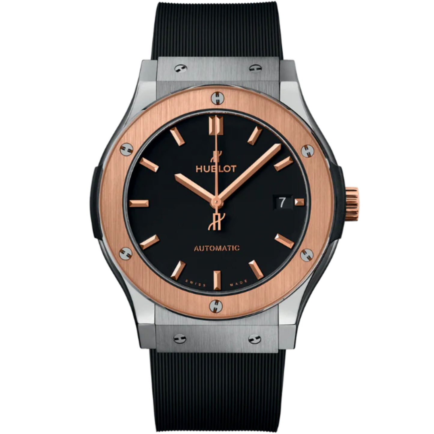 CLASSIC FUSION 3-HANDS 45MM TITANIUM KING GOLD