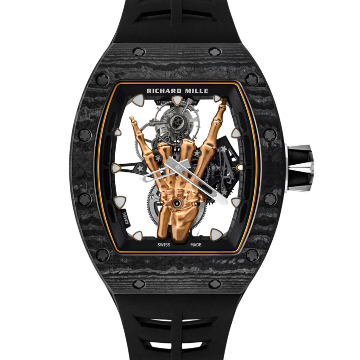 Richard Mille RM066 Rockstar Flying Tourbillon Black NTPT/RG Sides