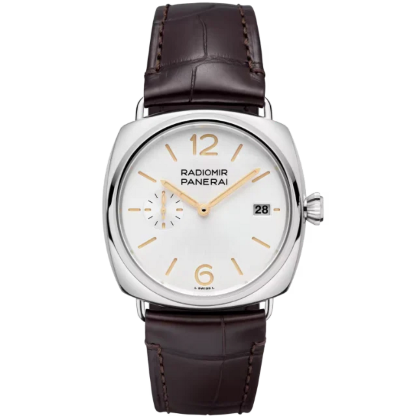 RADIOMIR QUARANTA 40 MM STAINLESS STEEL WITH WHITE DIAL