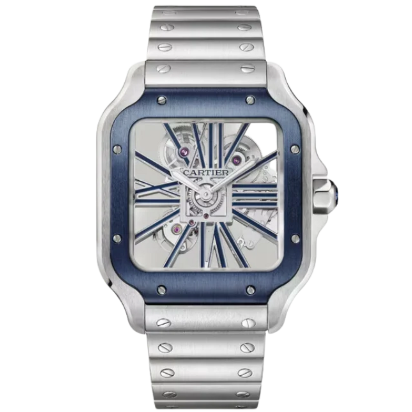 SANTOS 28 MM DE CARTIER STAINLESS STEEL