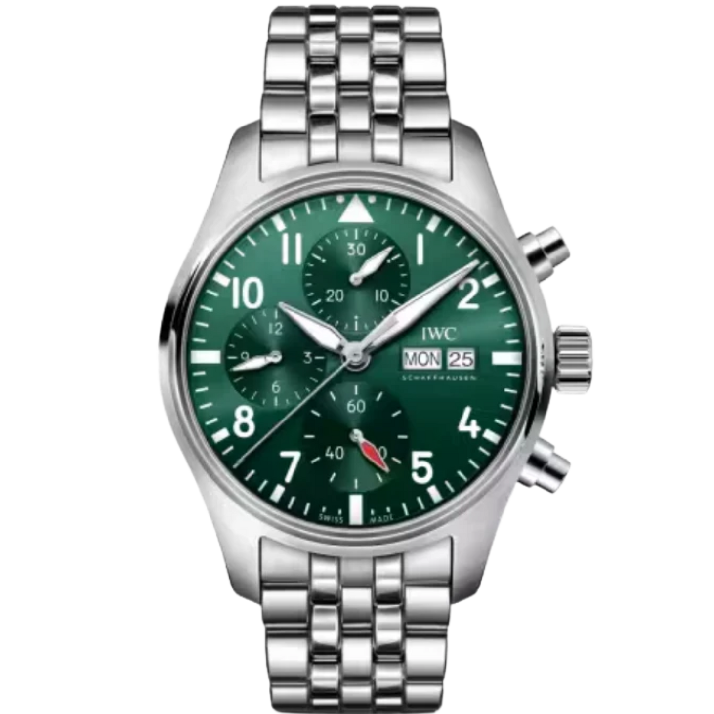 PILOT’S WATCH CHRONOGRAPH 41 MM STAINLESS STEEL WITH GREEN DIAL