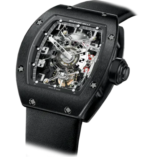 RM 003-V2 Tourbillon Dual Time Zone Rubber Strap Titanium Case