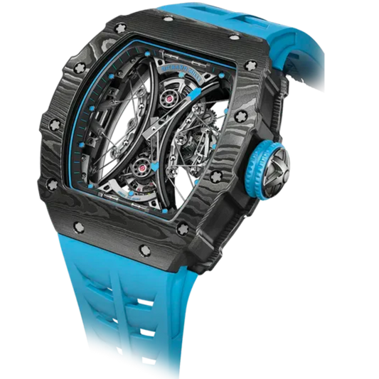 RM 53-01 Tourbillon Pablo Mac Donough Manual Winding Rubber Strap Carbon Case
