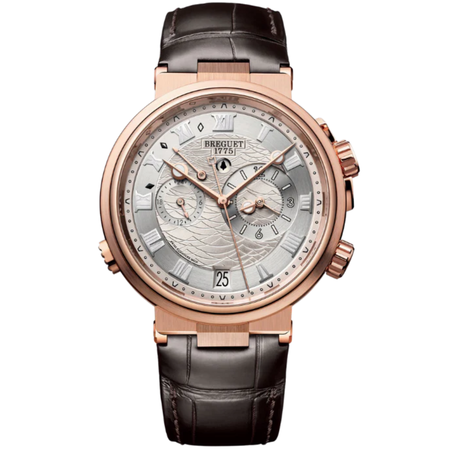 MARINE ALARME MUSICALE 5547 40 MM ROSE GOLD WITH SILVER DIAL