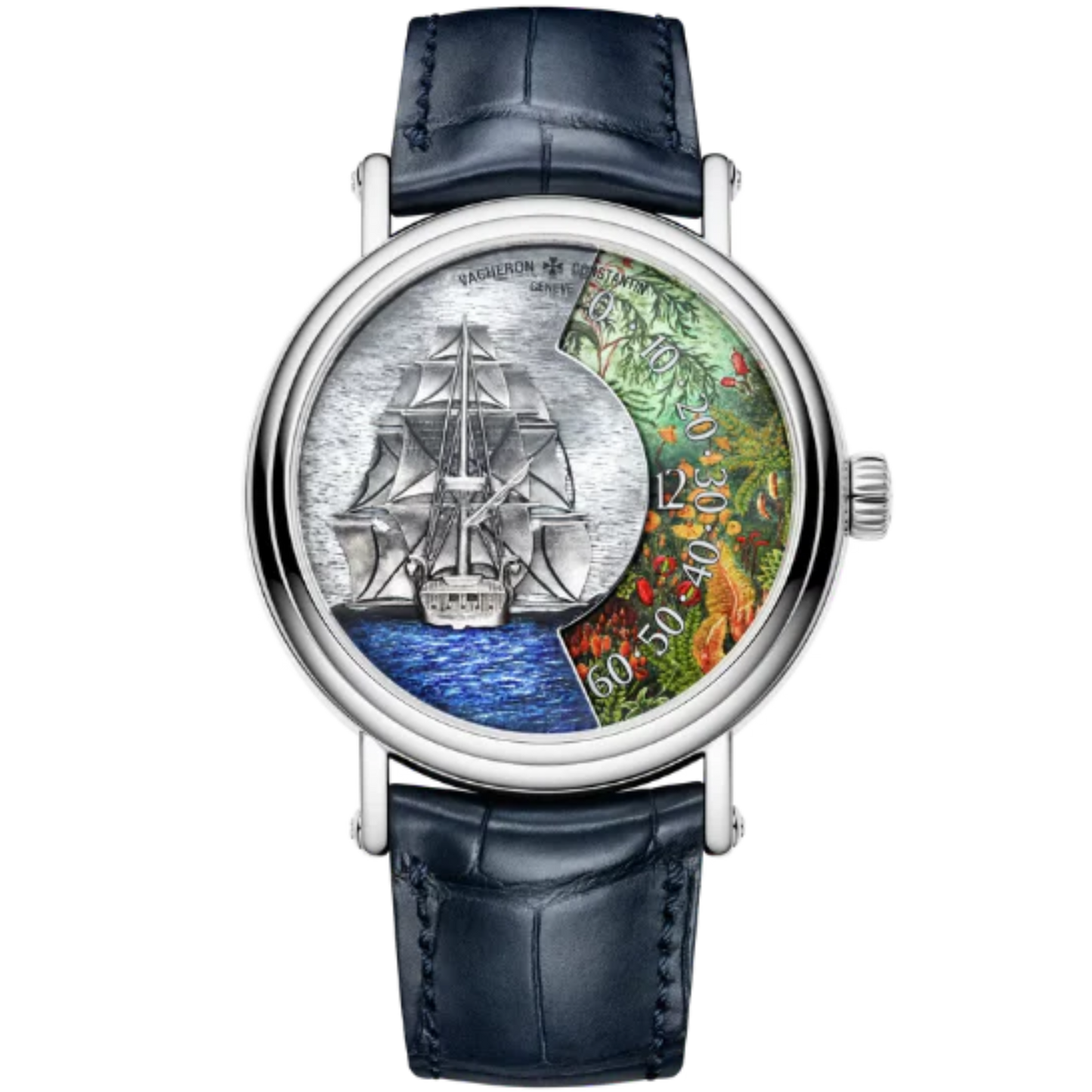 METIERS D'ART TRIBUTE TO EXPLORER NATURALISTS - CAPE VERDE 41 MM 18K WHITE GOLD CASE AND DIAL