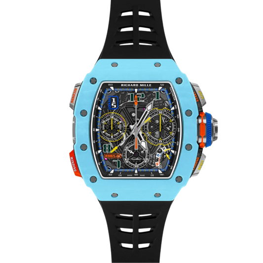 Richard Mille RM 65-01 Automatic Split-Seconds Chronograph Pastel blue Quartz TPT®