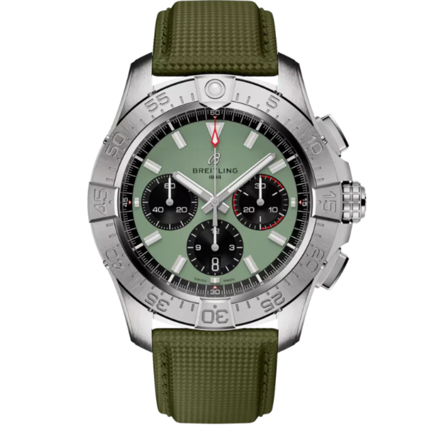 AVENGER B01 CHRONOGRAPH 44 MM STAINLESS STEEL WITH GREEN DIAL