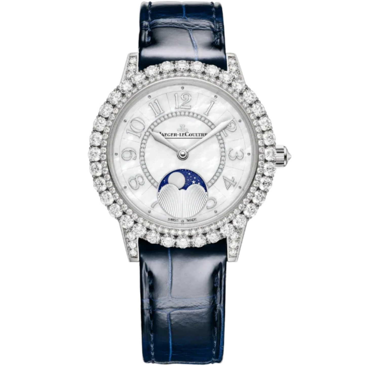 RENDEZ-VOUS DAZZLING MOON 36 MM 18K WHITE GOLD WITH MOTHER OF PEARL DIAL