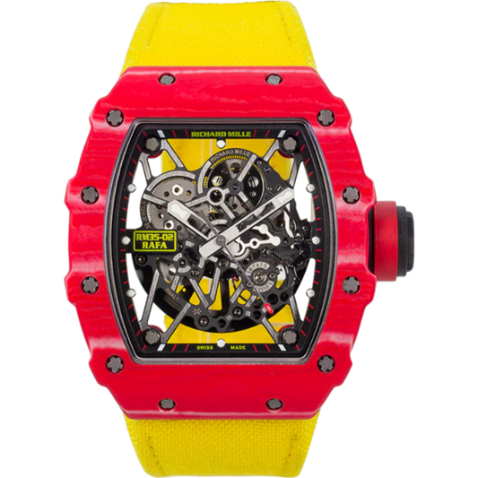 RM 35-02 Rafael Nadal Red Quartz-TPT Automatic Textile Carbon Case
