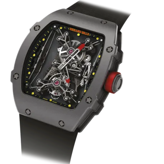 RM 027 Tourbillon Rafael Nadal Automatic Black Rubber Strap Grey Carbon Case