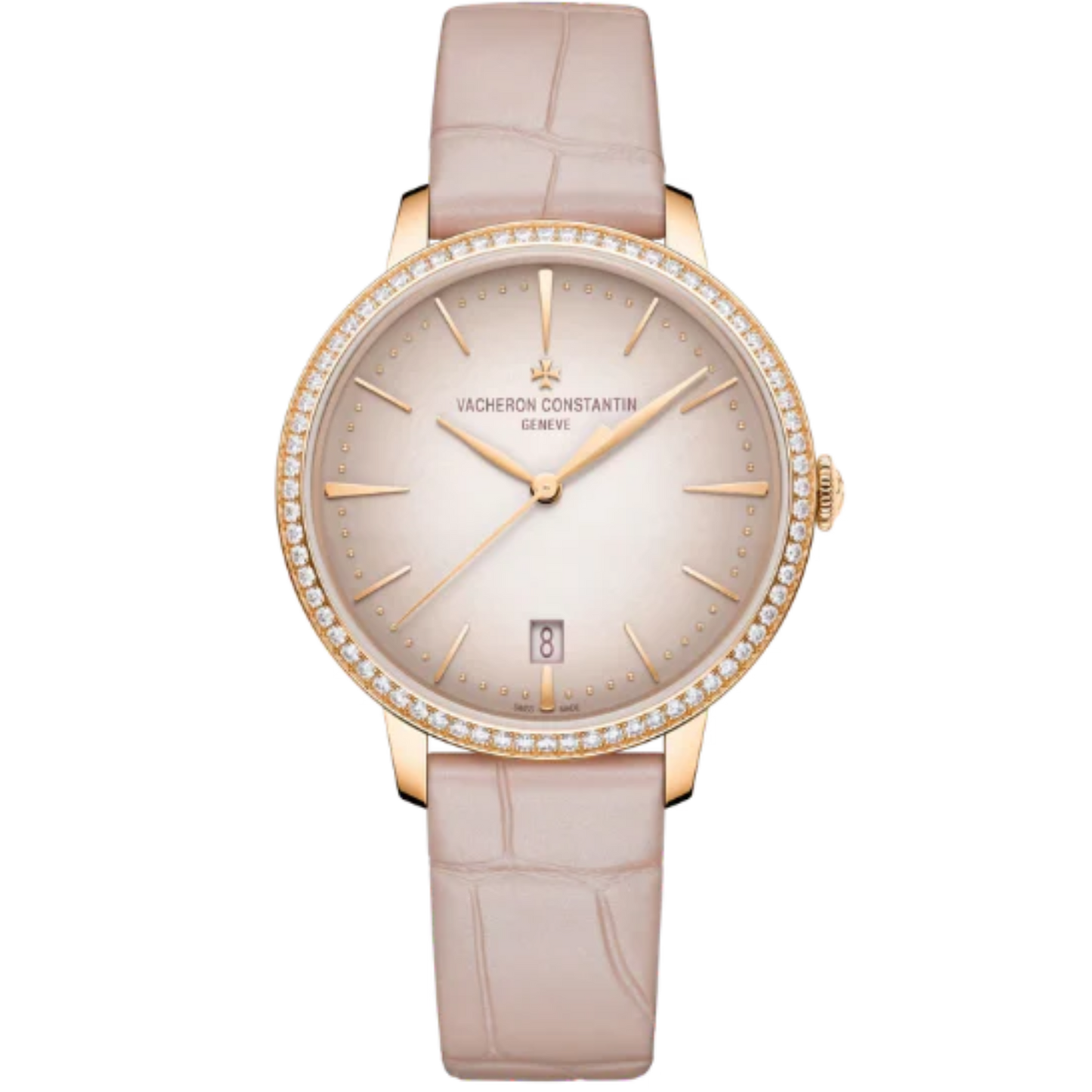 PATRIMONY SELF-WINDING 36 MM PINK GOLD WITH BEIGE BRASS DIAL