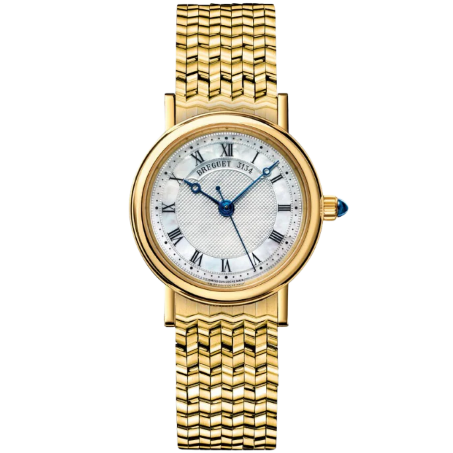CLASSIQUE 8067 30 MM 18K YELLOW GOLD WITH MOTHER OF PEARL DIAL
