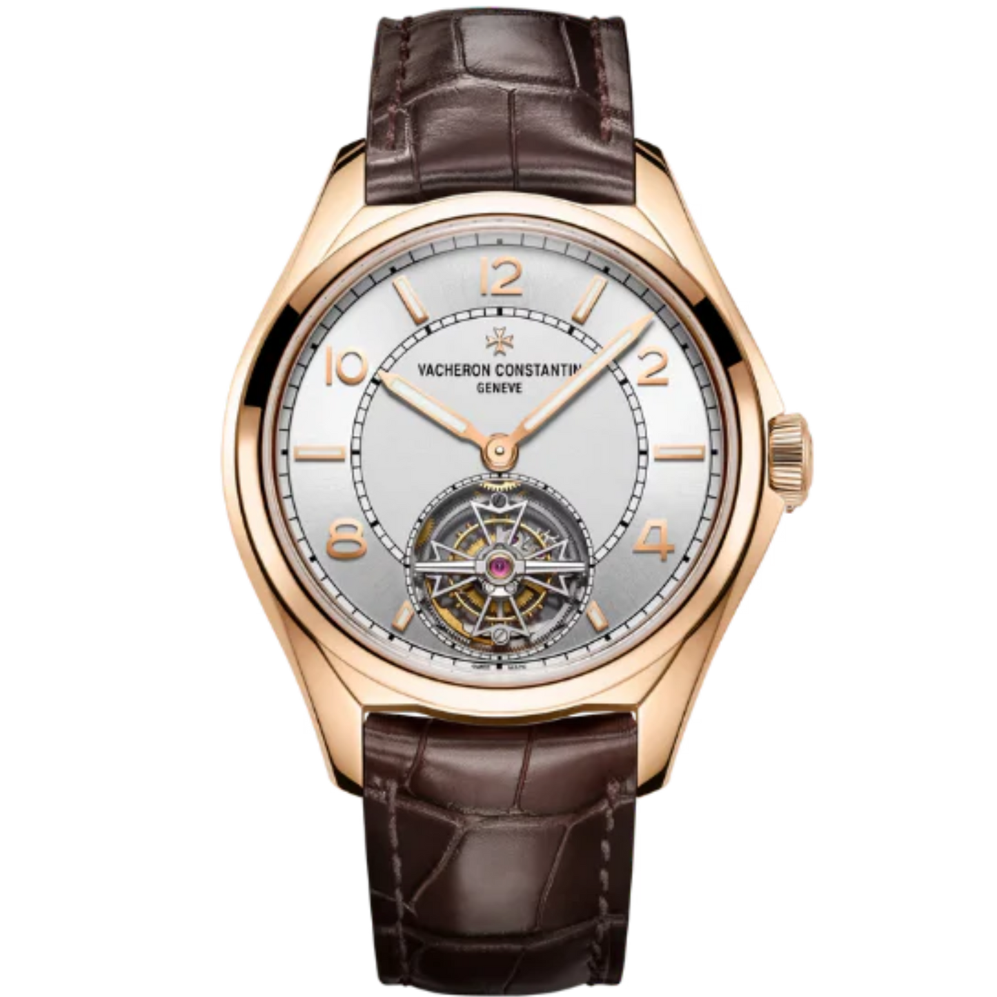 FIFTYSIX TOURBILLION 41 MM PINK GOLD WITH WHITE BRASS DIAL