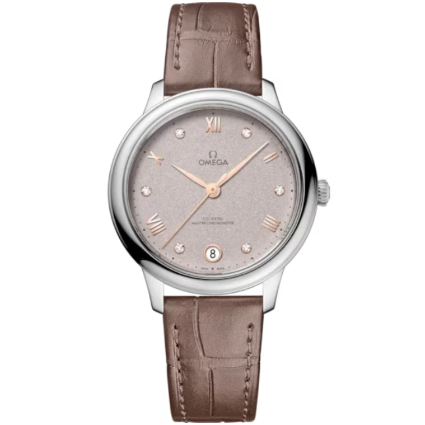 DE VILLE PRESTIGE 34 MM STAINLESS STEEL WITH GREY DIAL