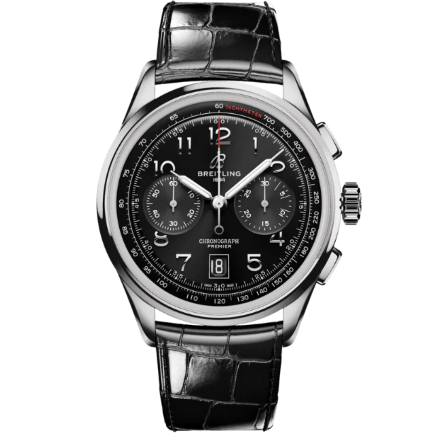 PREMIER B01 CHRONOGRAPH 42 MM STAINLESS STEEL WITH BLACK DIAL
