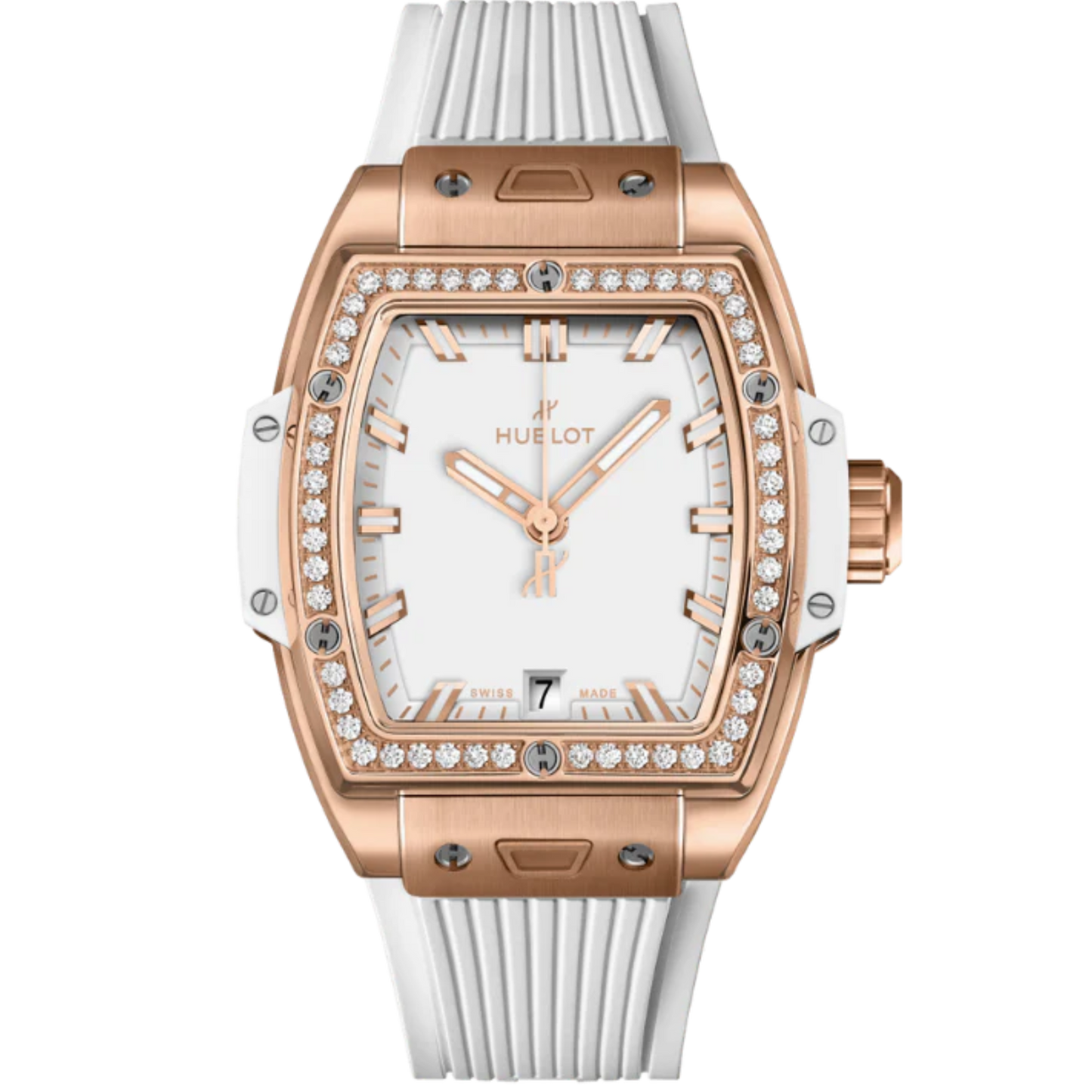 SPIRIT OF BIG BANG 39 MM KING GOLD WHITE DIAMONDS