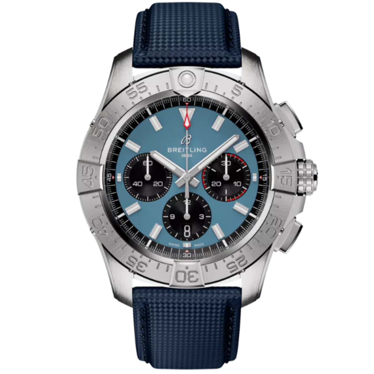 AVENGER B01 CHRONOGRAPH 44 MM STAINLESS STEEL WITH BLUE DIAL