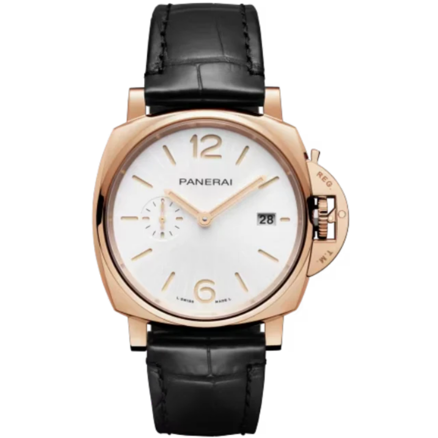 LUMINOR DUE PAM01336 42 MM GOLDTECH™ WITH WHITE DIAL