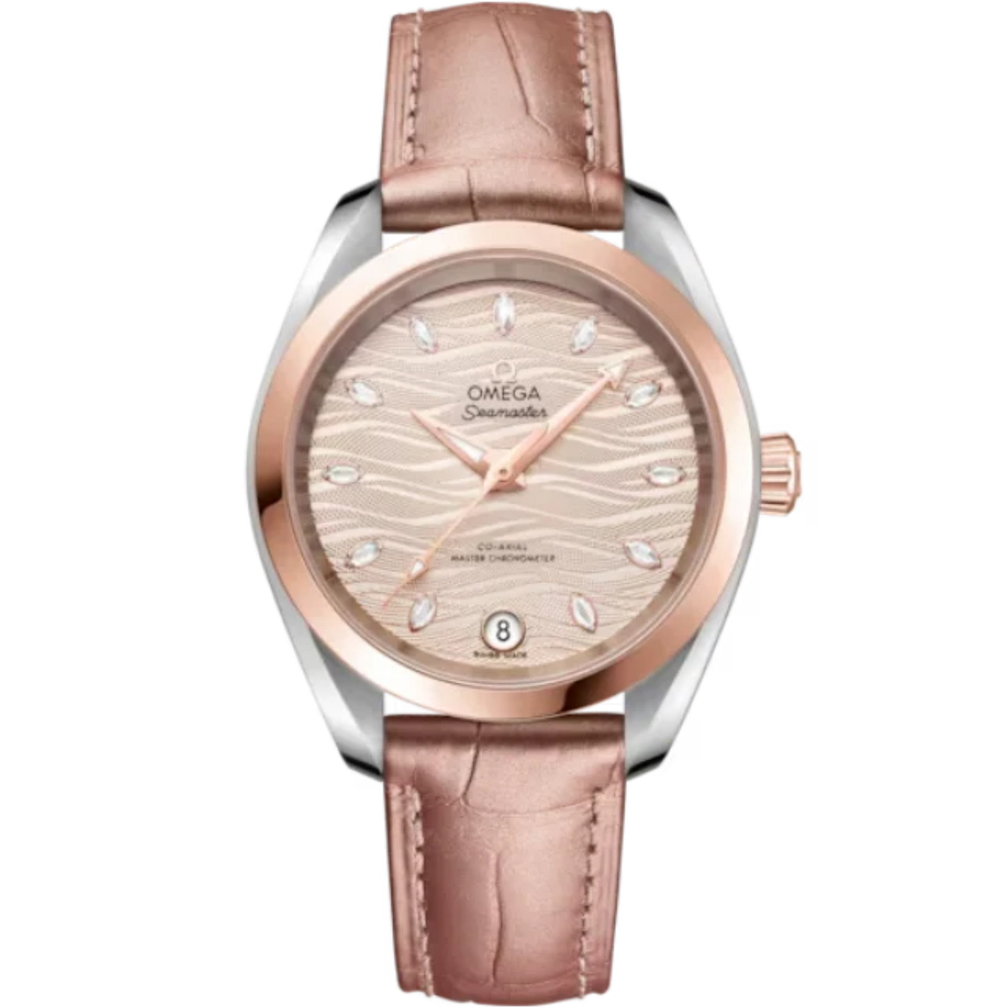SEAMASTER AQUA TERRA 150M 34 MM STAINLESS STEEL - SEDNA™ GOLD WITH YELLOW DIAL