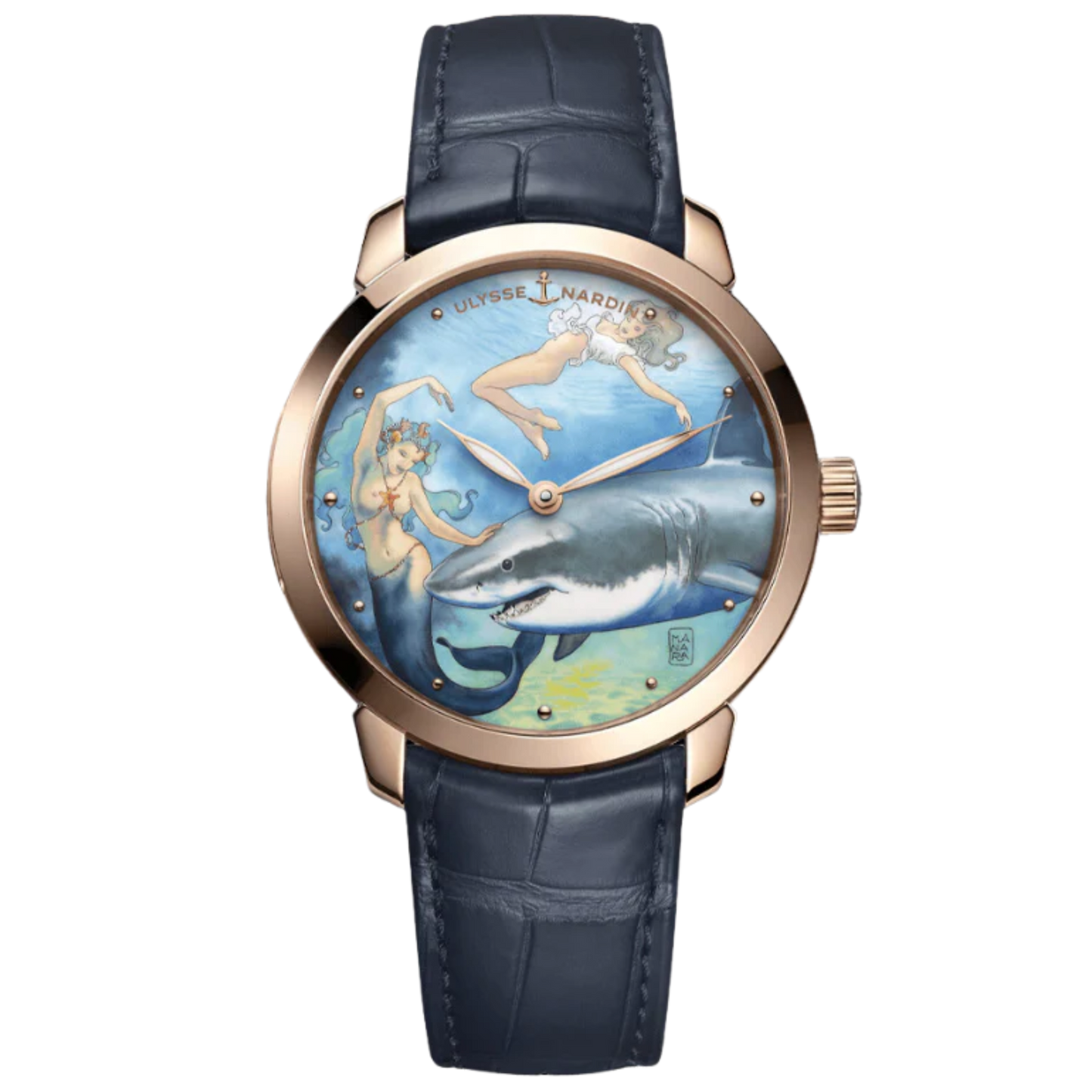 CLASSICO MANARA MANUFACTURE 40 MM ROSE GOLD WITH BLUE DIAL