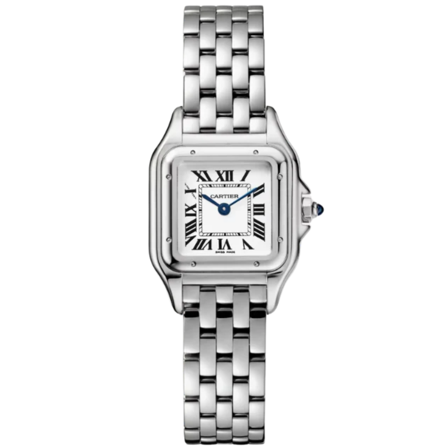 PANTHERE DE CARTIER 30 MM STAINLESS STEEL WITH WHITE DIAL