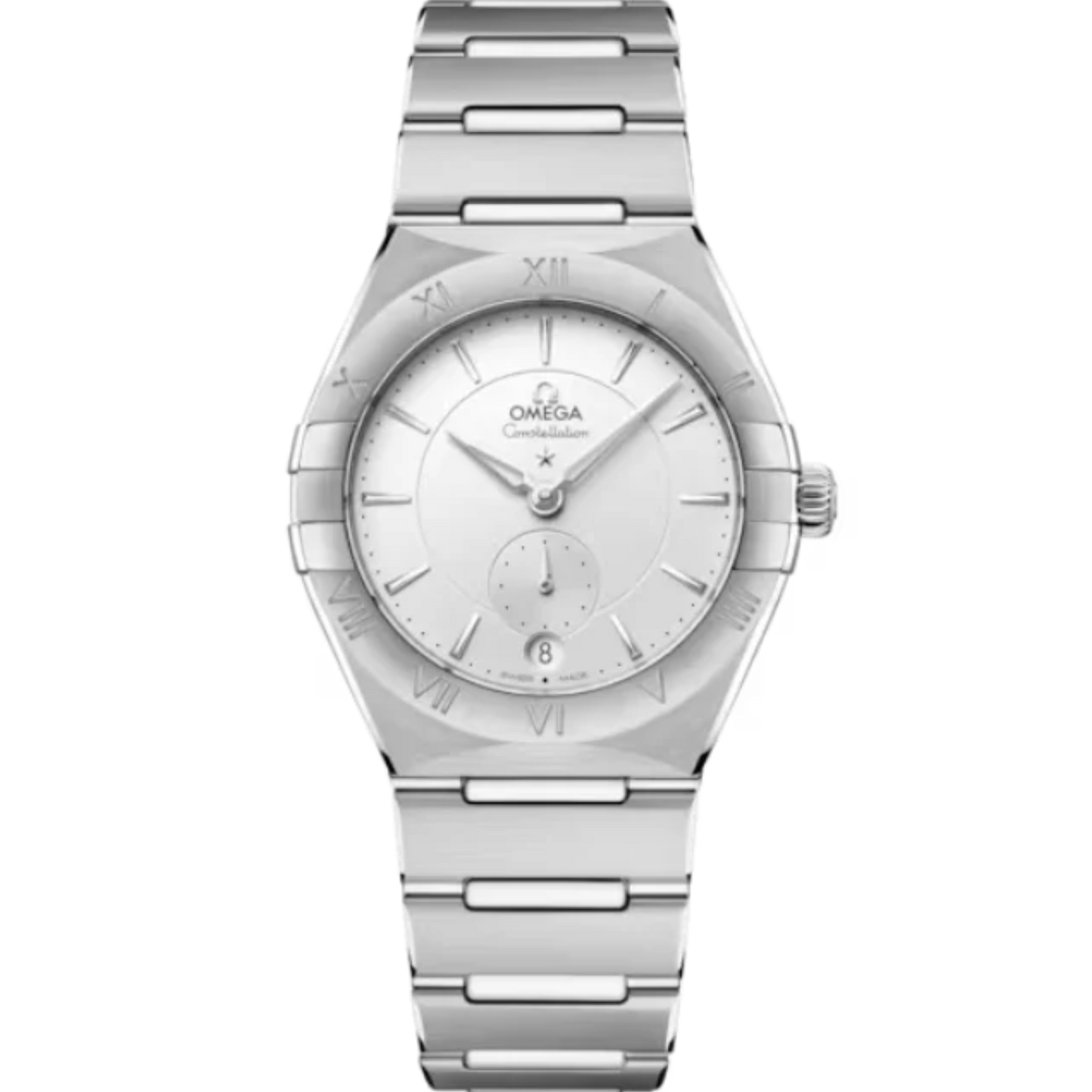 CONSTELLATION 34 MM STAINLESS STEEL WITH SILVER DIAL