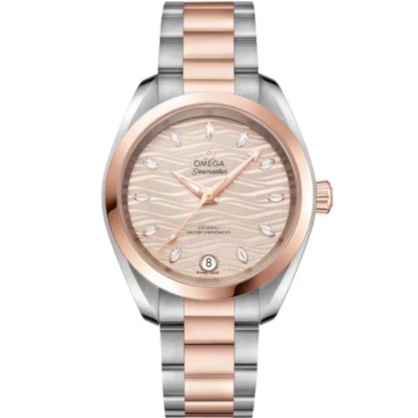 SEAMASTER AQUA TERRA 150M 34 MM STAINLESS STEEL - SEDNA™ GOLD WITH GREY DIAL